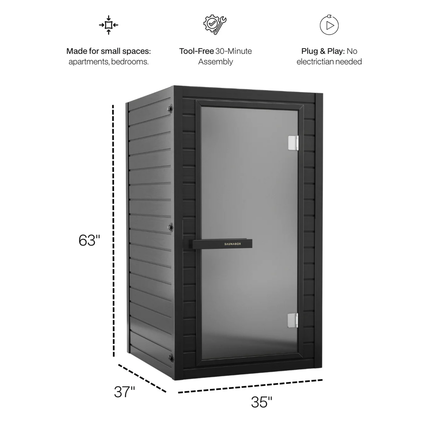 1-Person Full Spectrum Infrared Sauna