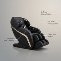 2026 Massage Chair Full Body, Zero Gravity Sl-Track Shiatsu Massage Recliner Chair with Body Scan, 6 Fix Point Rollers,Airbags,Deep Yoga Stretch, Heating Function — infographic