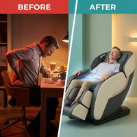 Circ+ Zero Gravity SL Track Heated Massage Chair — Before & After