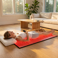 Red Light Therapy Mat for Body Pain Relief,Red Light Therapy Blanket 1280 Leds Red near Infrared 660Nm 850Nm Full Body Pad, 71"X 31" Large Red Light Therapy Pad — Lifestyle
